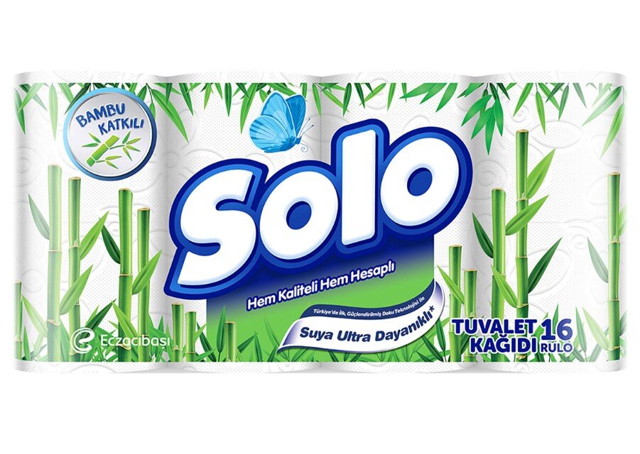 Solo Bambu Katkılı Tuvalet Kağıdı 16 Lı