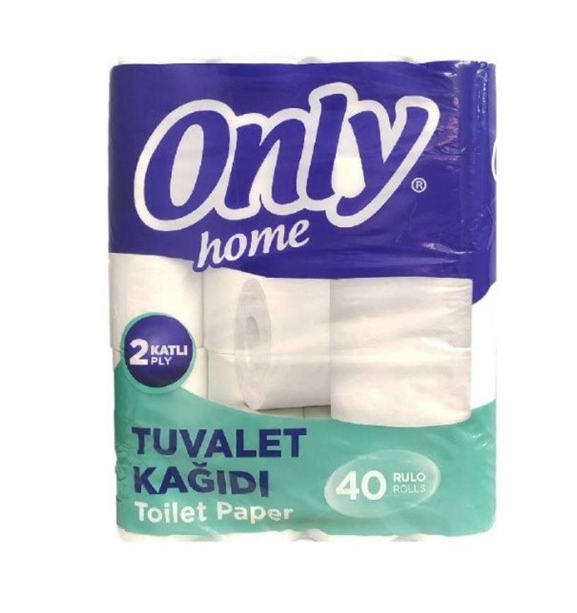 Only 2 Katlı Tuvalet Kağıdı 40 Lı