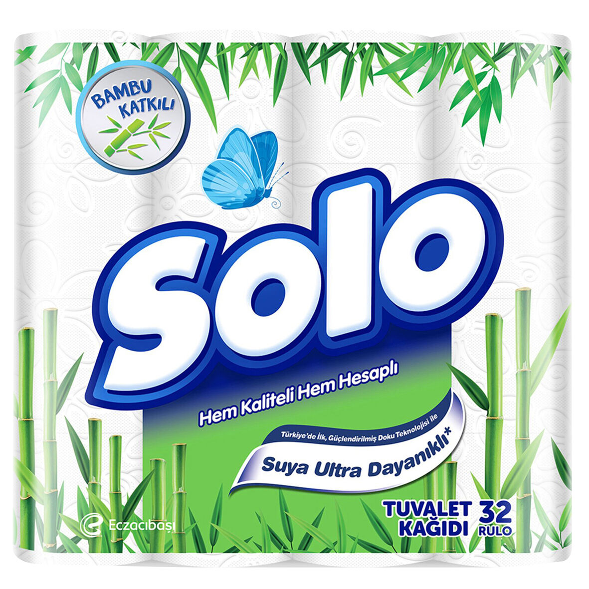 Solo Bambu Katkılı Tuvalet Kağıdı 32'Li