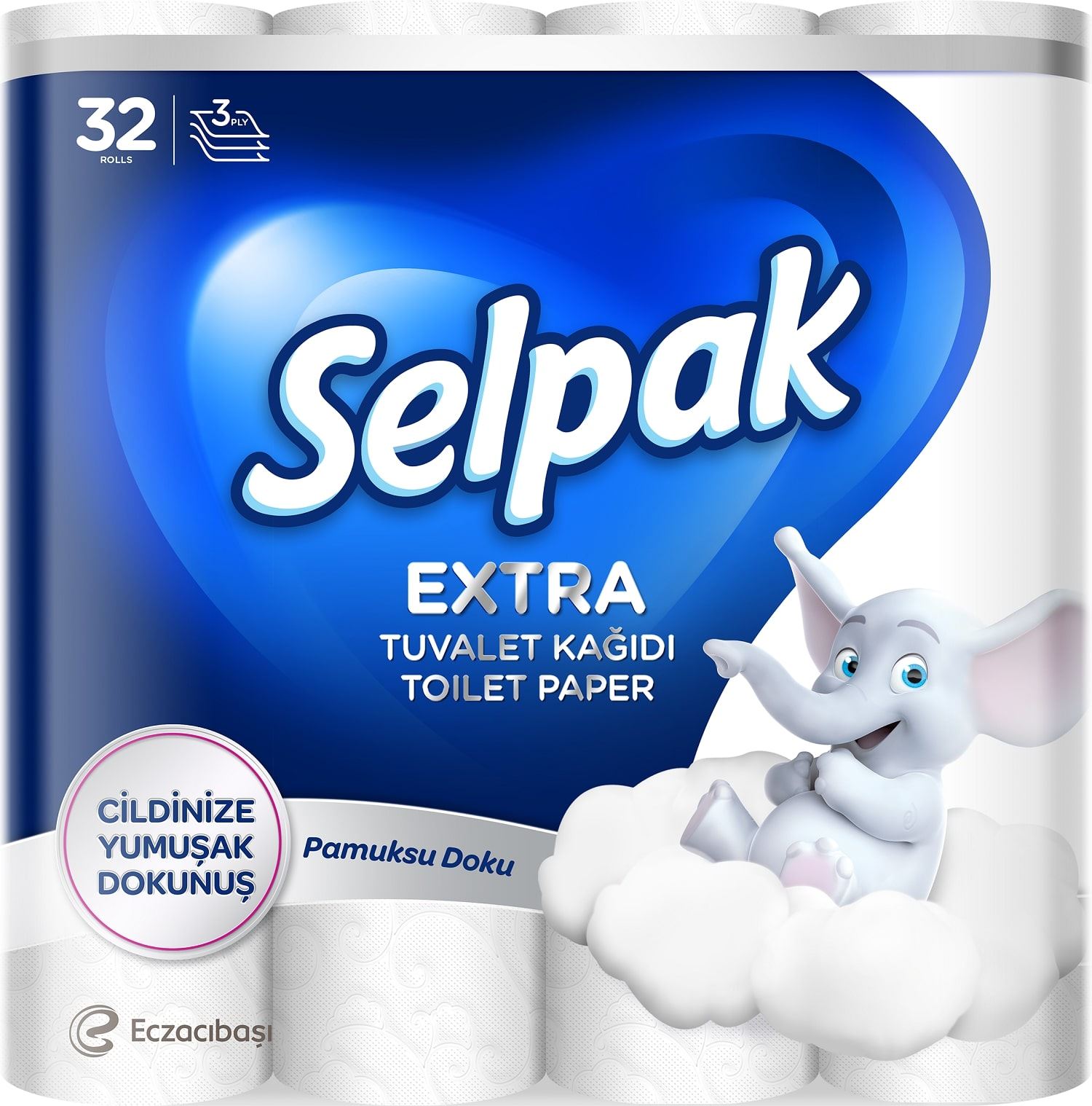 Selpak Extra Pamuk Tuvalet Kağıdı 32Li