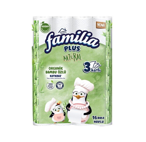 Famılıa Plus Natural Havlu 16'Lı