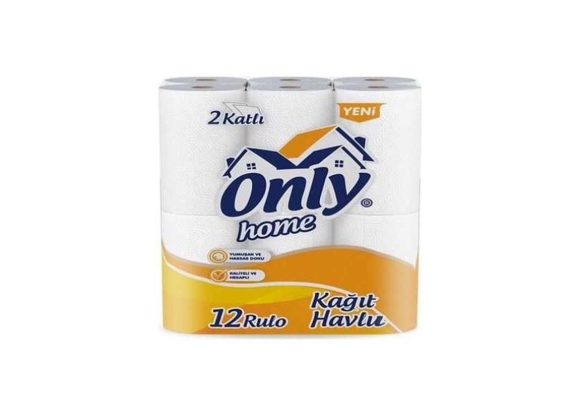 Only Home 2 Katlı Havlu 12 Li