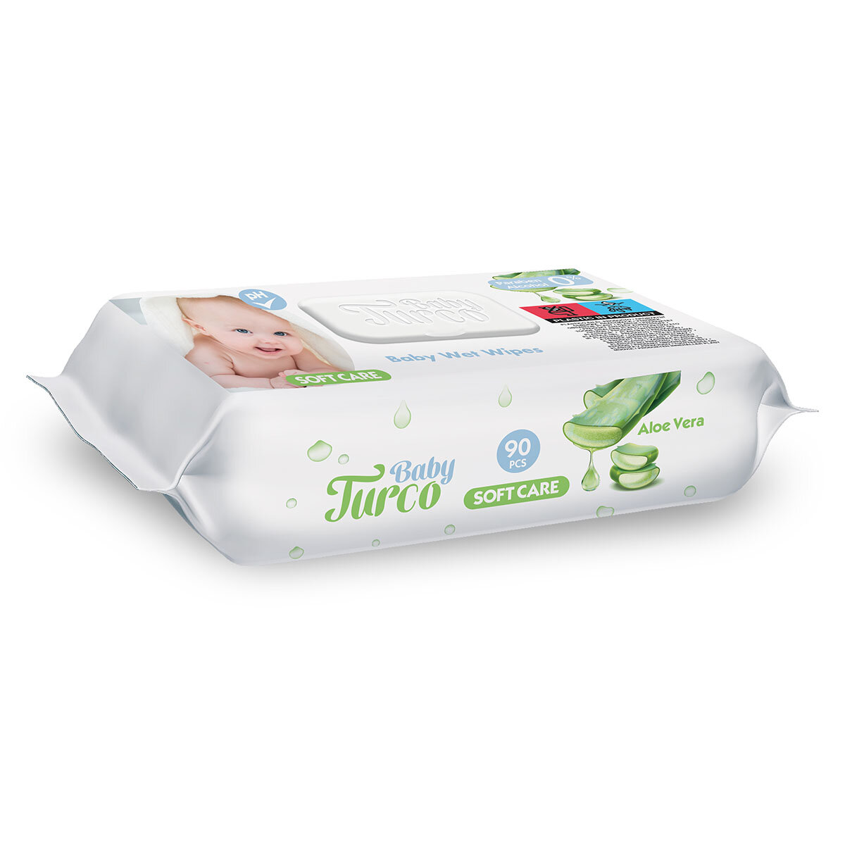 Baby Turco Softcare Aloeveralı Islak Havlu 90Lı