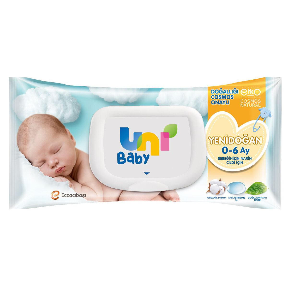 Unı Baby Yenidoğan Islak Mendil 40'Lı