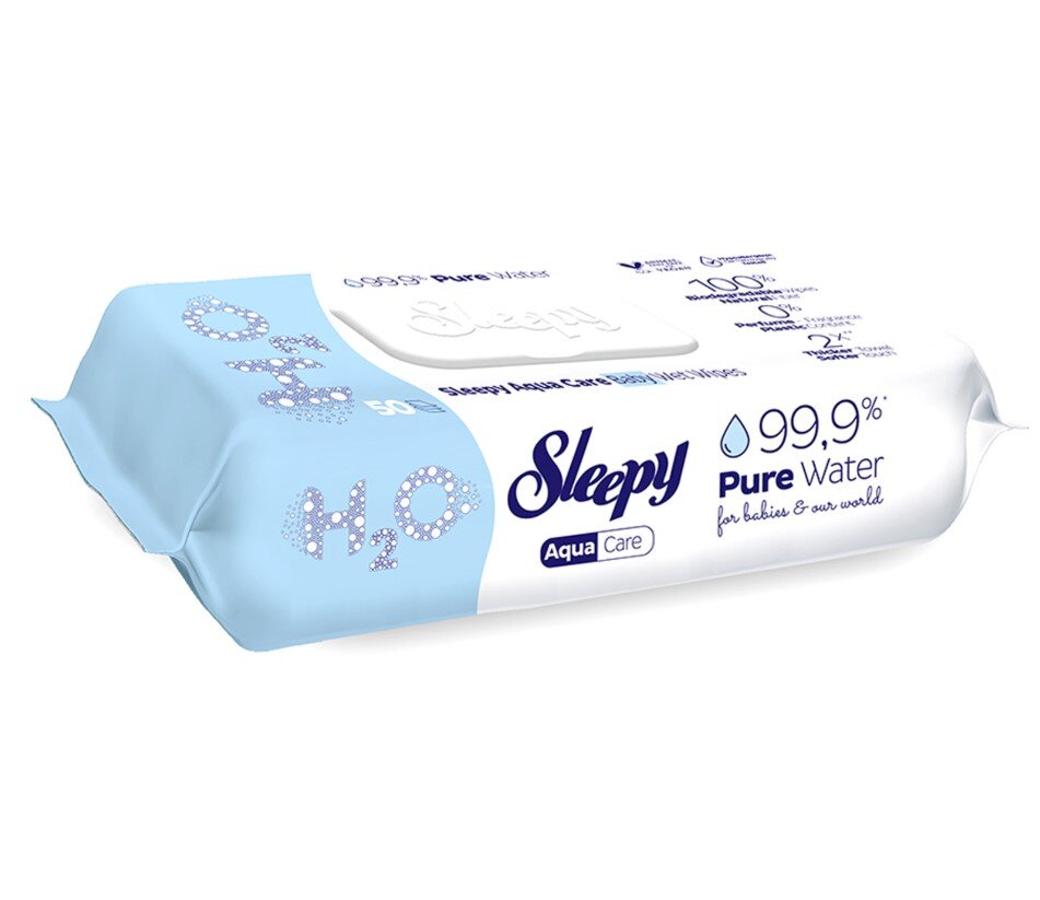 Sleepy Aqua Care Islak Havlu 50Li