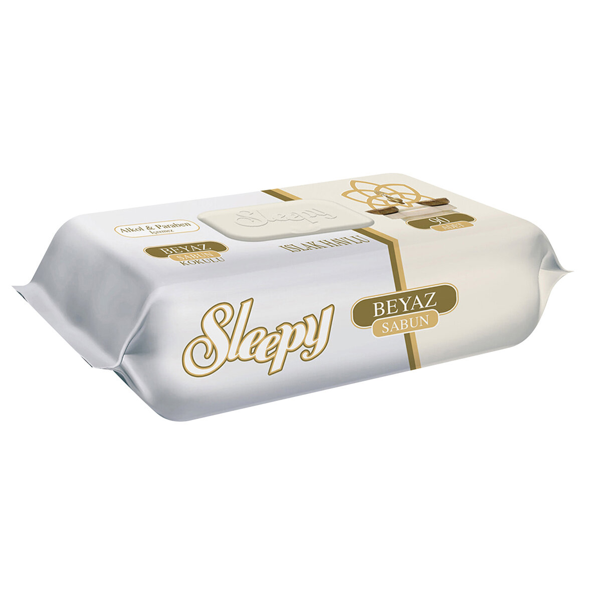 Sleepy Islak Havlu Beyaz Sabun Kokulu 90Lı