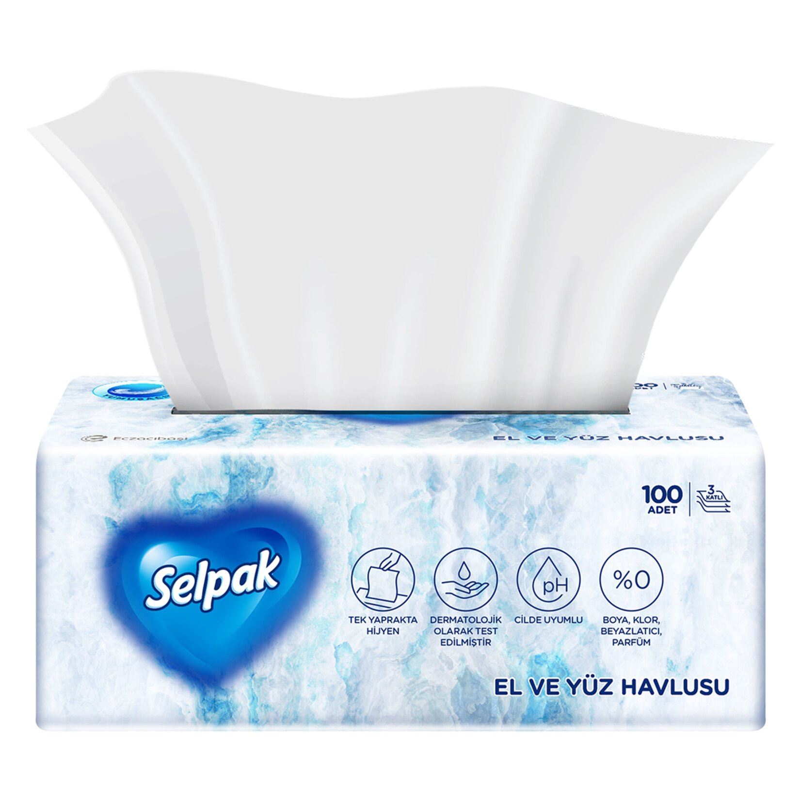 Selpak El Ve Yüz Havlusu 100Lü