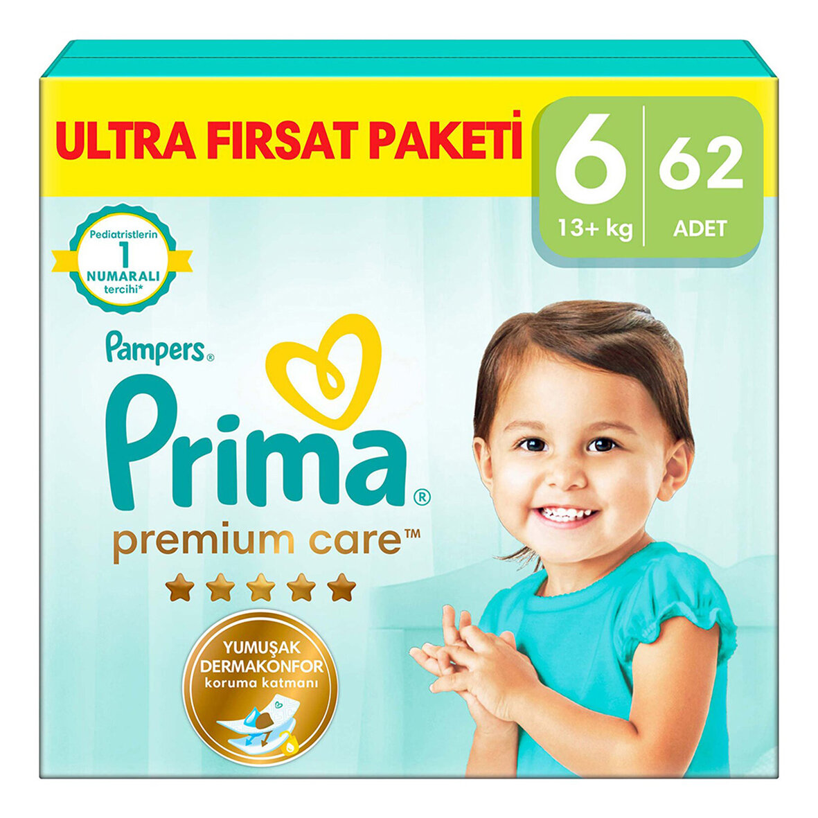 Prıma Prm.Care Fırsat Paketi 6 Beden 13+Kg 62 Ad