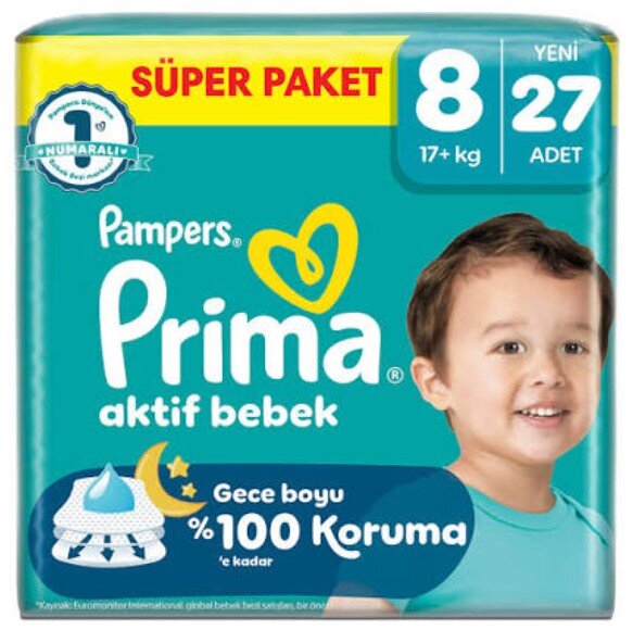Prima Ab Süper Paket 8 Beden 27'Li
