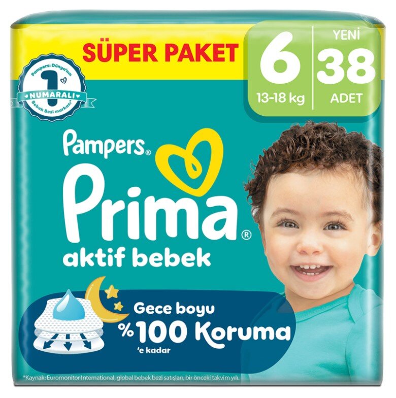 Prima Ab Süper Paket 6 Beden 38'Li