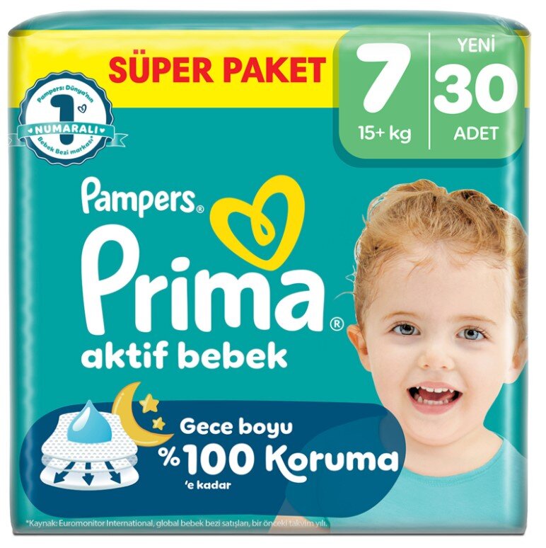 Prima Ab Süper Paket 7 Beden 30'Lu