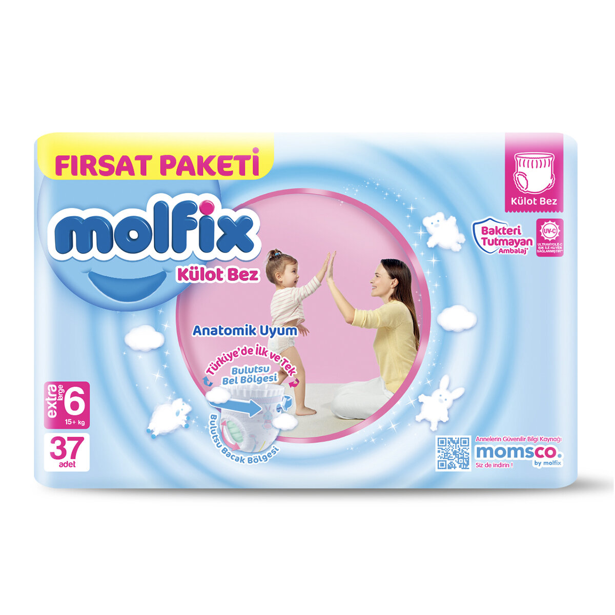 Molfıx Klt Bez Super Frst 6Beden Xl 15+ Kg 37'Lı