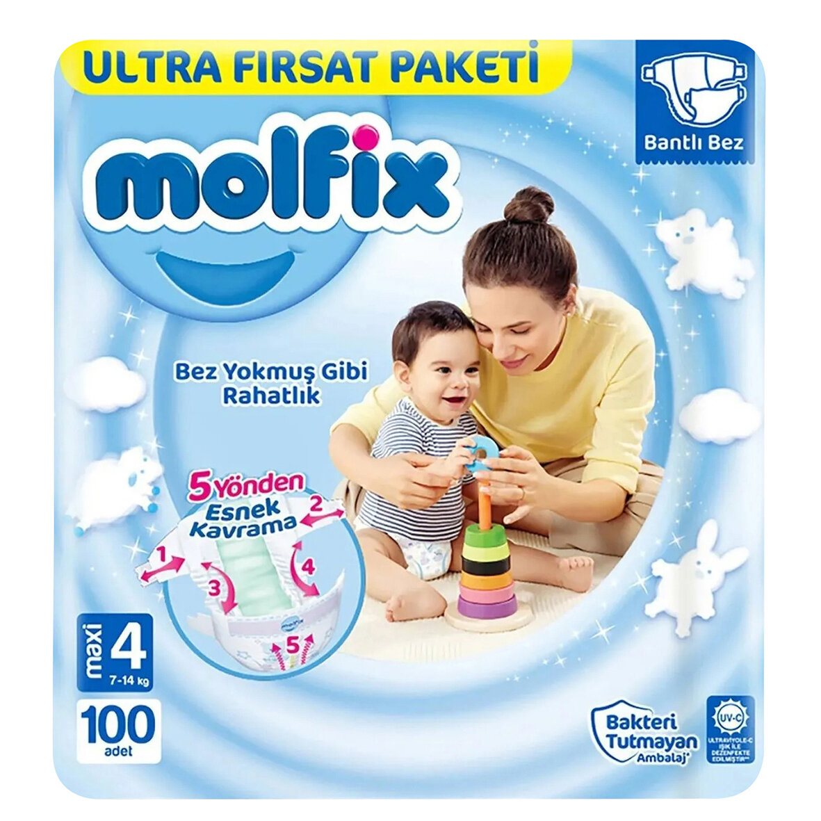 Molfıx Ultra Fırsat Paketi Maxı 4 No 1Oo'lü