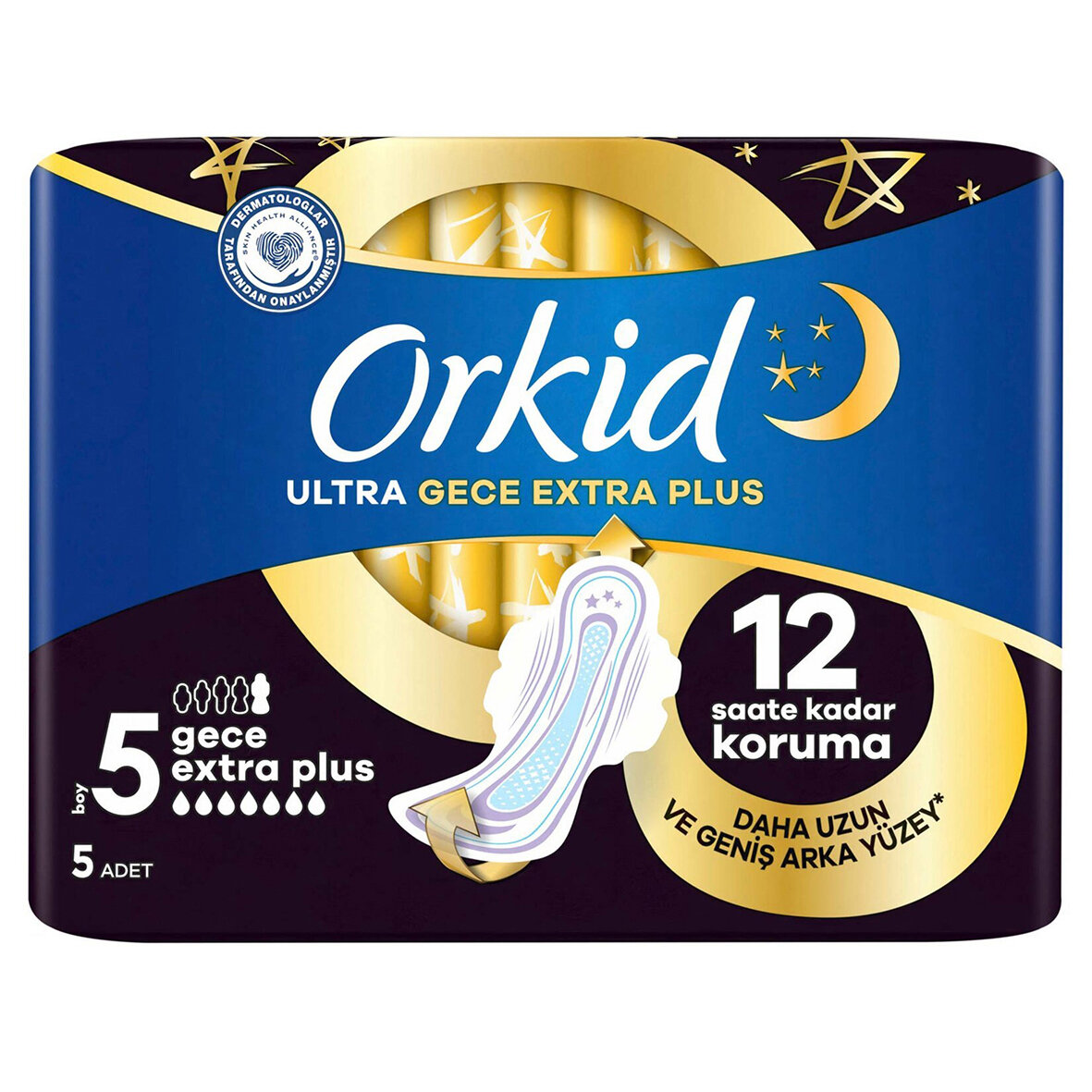 Orkid Ultra Extra Tekli Gece Extra Plus 5 Li