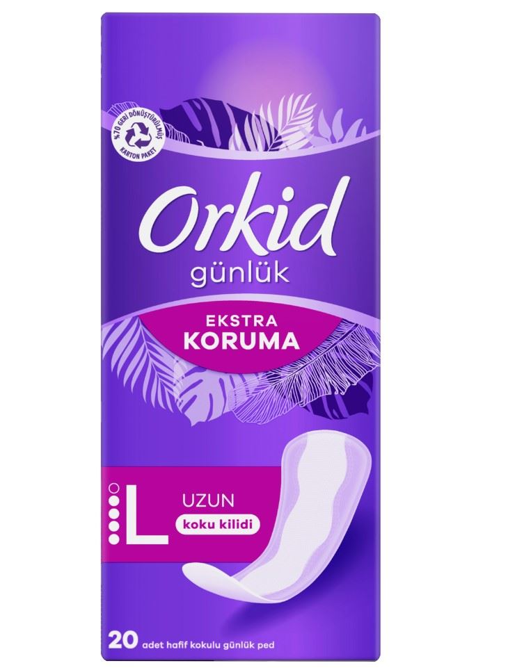 Orkid Günlük Ped Extra Koruma Uzun 20 Li