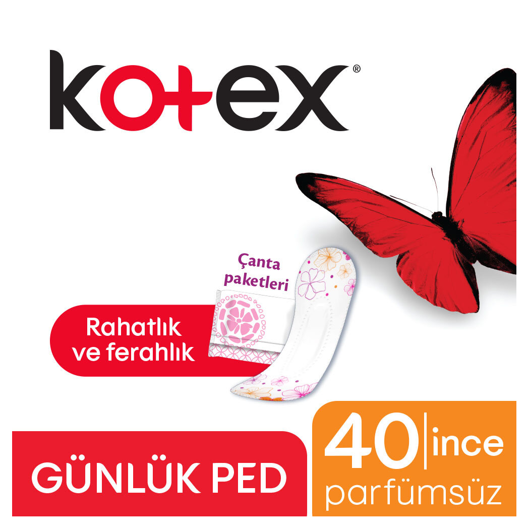 Kotex İnce Günlük Parfümsüz 34Lü