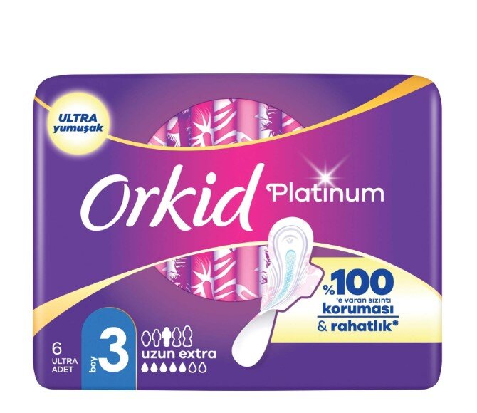 Orkid Platınum Tekli Paket Uzun Ekstra 6 Lı
