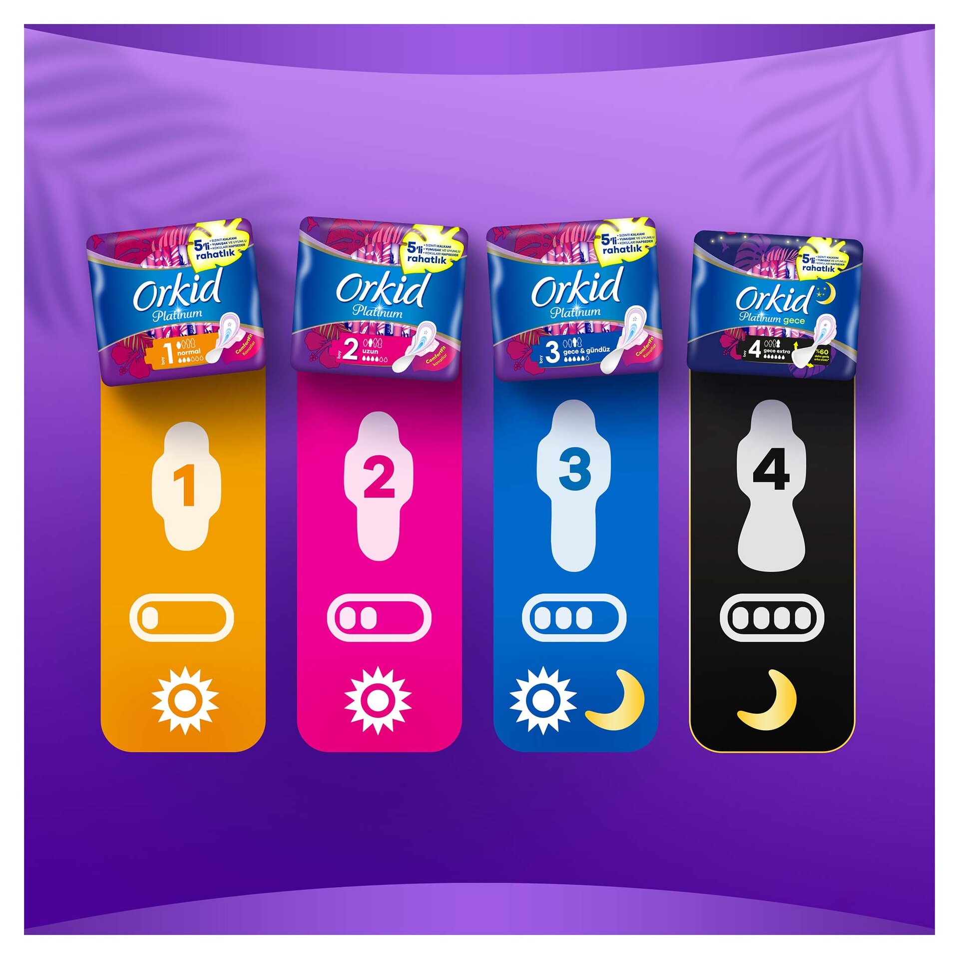 Orkid Platınum Tekli Normal 8'Li