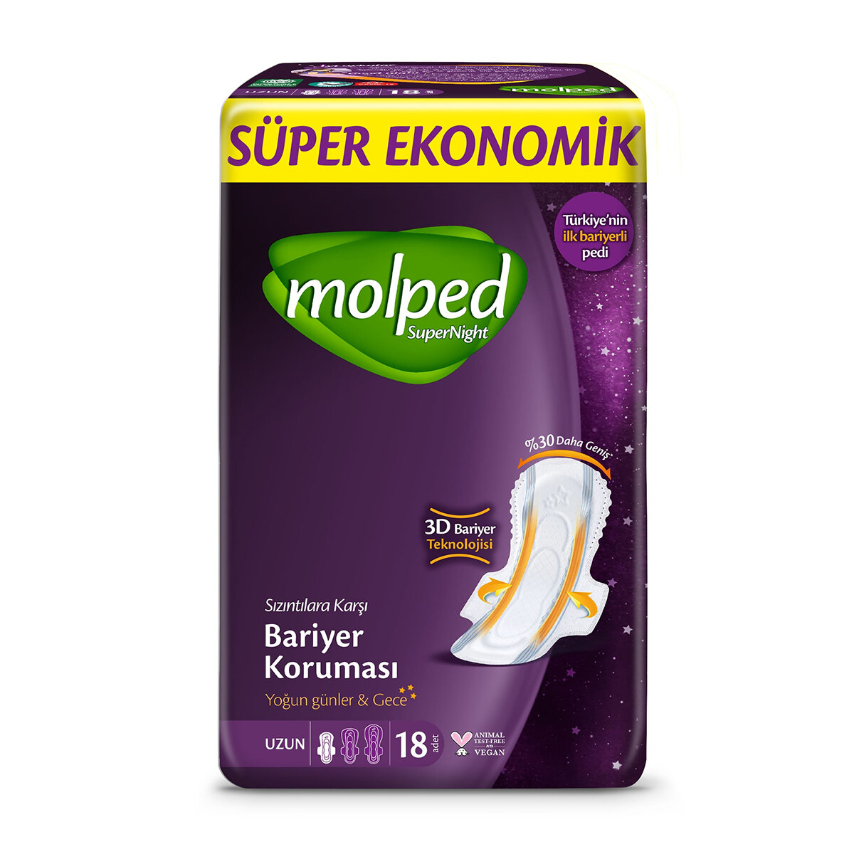 Molped Süper Nıght Süper Ekonomik Uzun 18Li