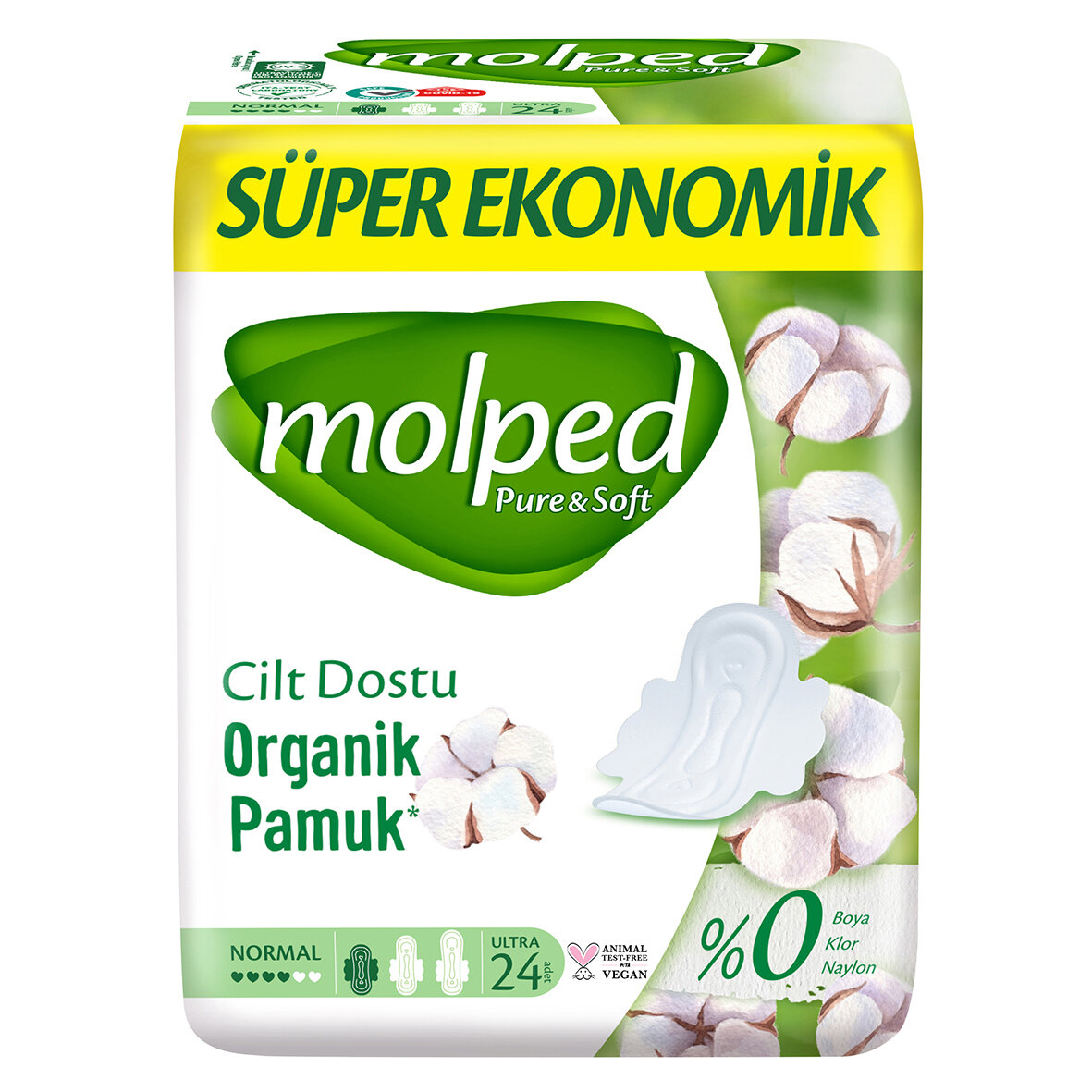 Molped Pure&Soft Normal Süper Ekonomik 24Lü