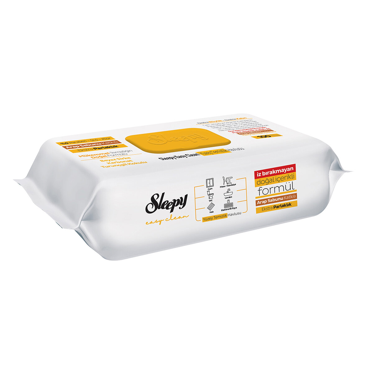 Sleepy Yüzey Temizleme Havlusu Arap Sabunlu 100Lü