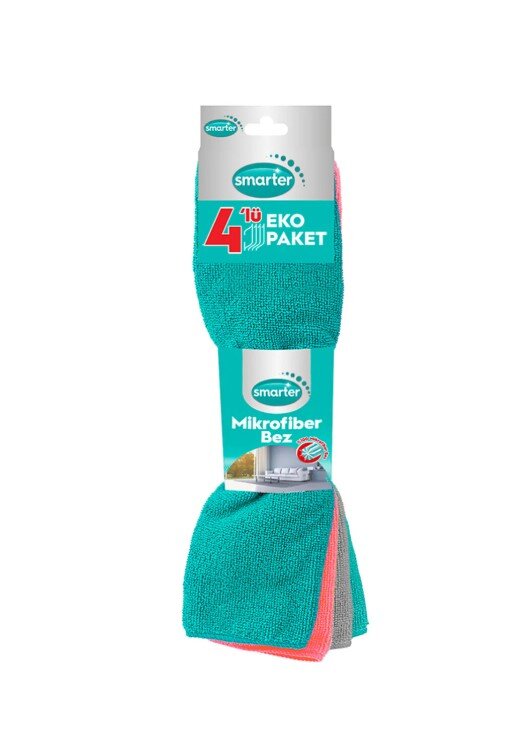 Smarter Mikrofiber Temizlik Bezi 4 Lü