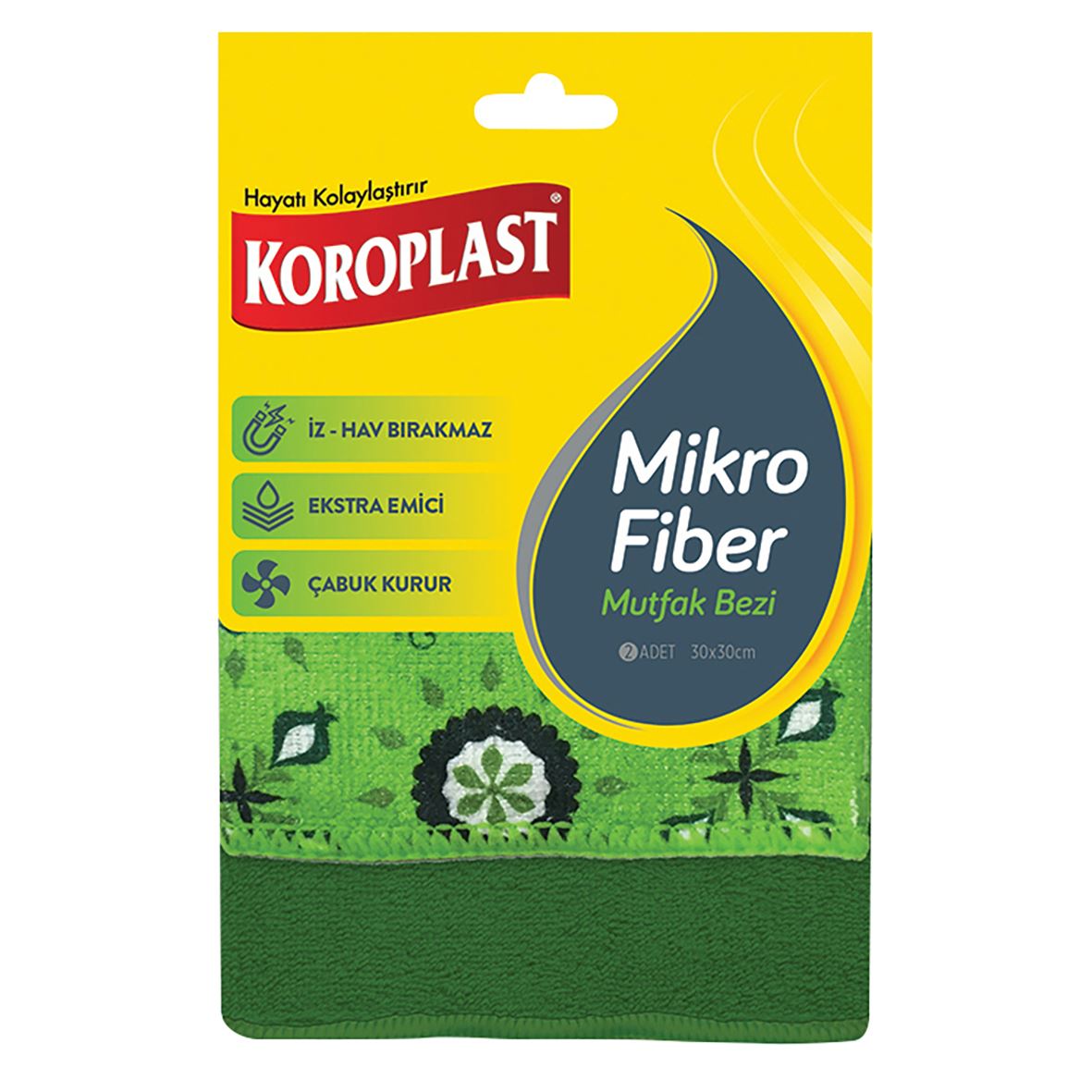 Koroplast Mikrofiber Mutfak Bezi 2Li