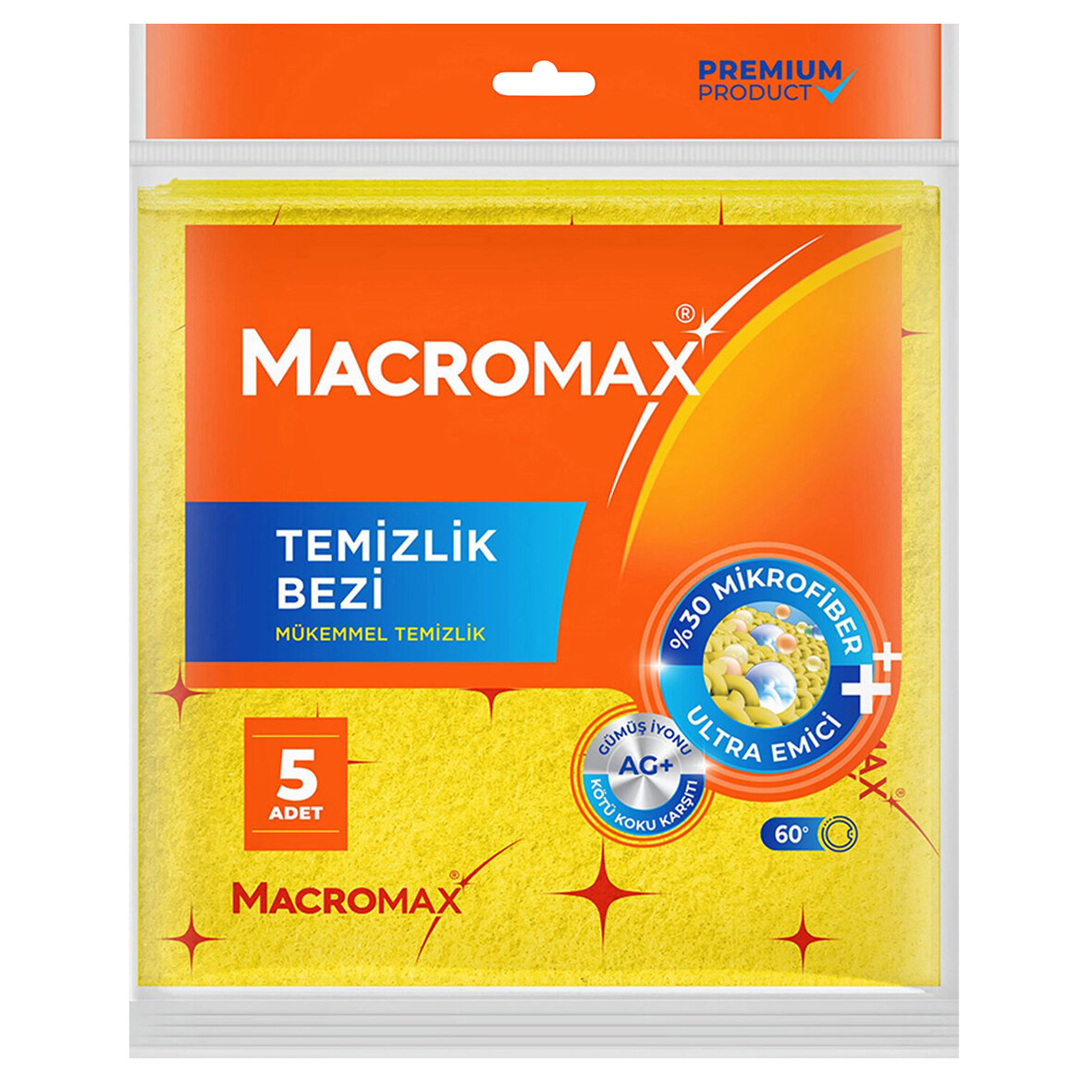 Macromax Temizlik Bezi 5Li
