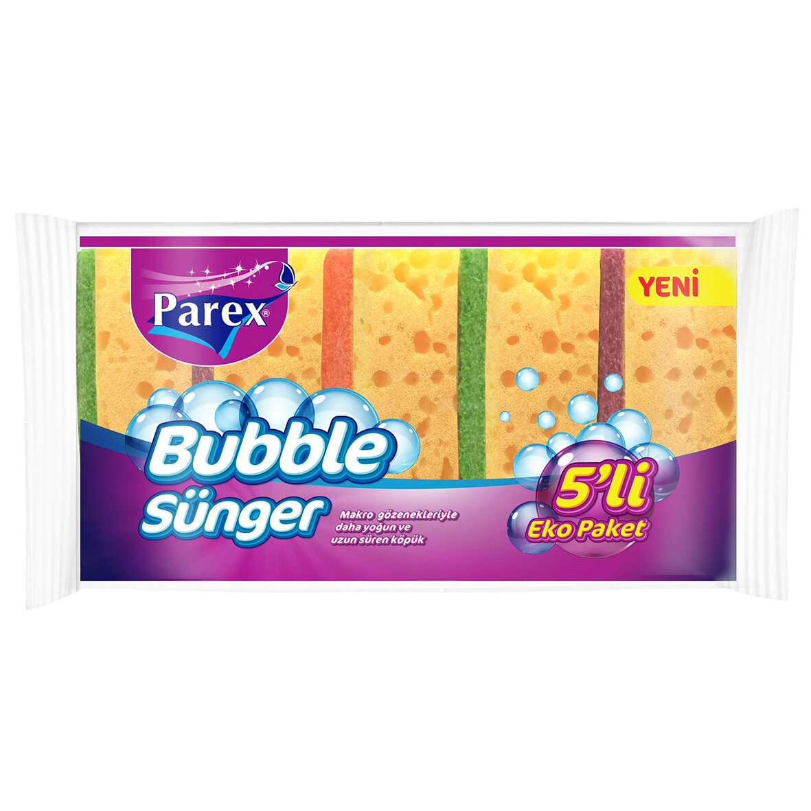 Parex Bubble Sünger Eko Paket 5Li