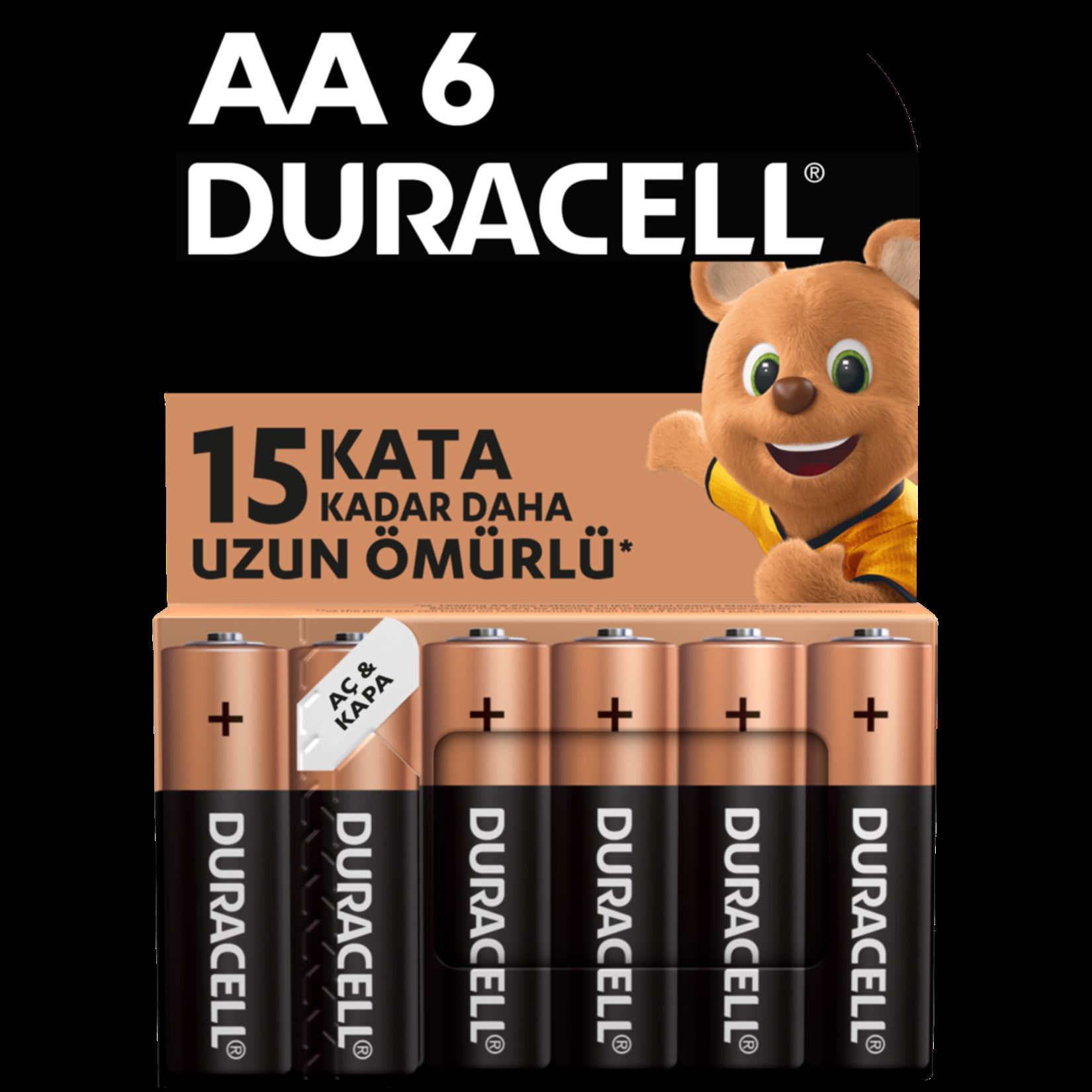 Duracell Basıc 6Lı Kalem Pil Aa