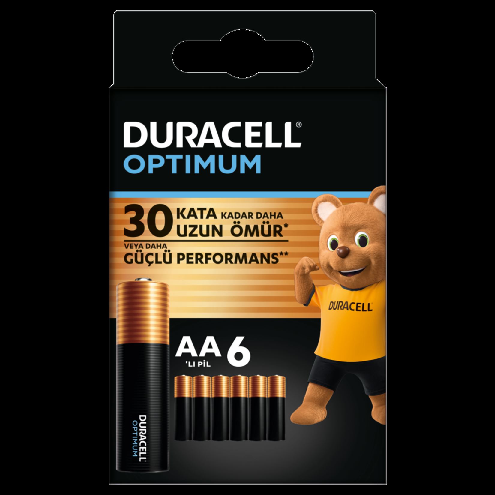 Duracell Optimum 6Lı Aaa İnce Kalem Pil