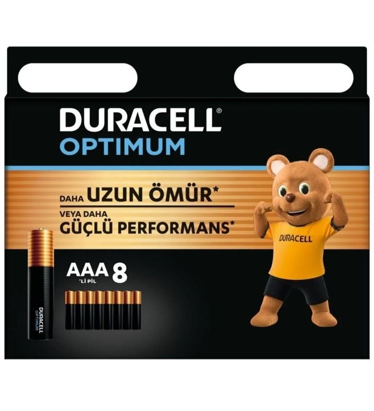 Duracell Optimum 8Li Aaa İnce Kalem Pil