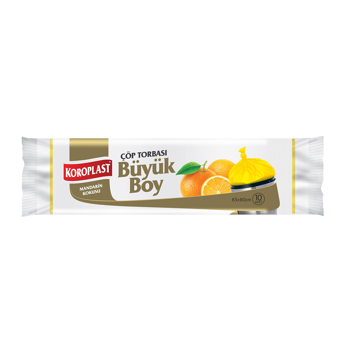 Koroplast Mandarin Çöp Torbası Büyük Boy 10Lu