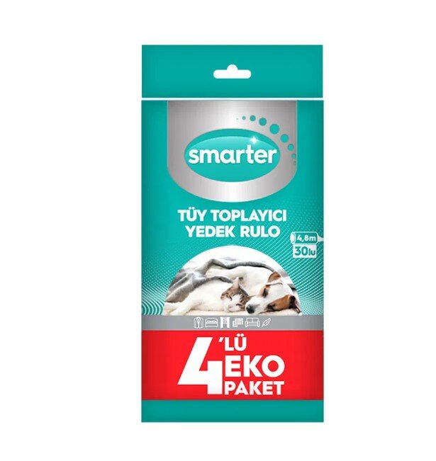 Smarter Tüy Toplayıcı Yedek Rulo 4 Lü Paket