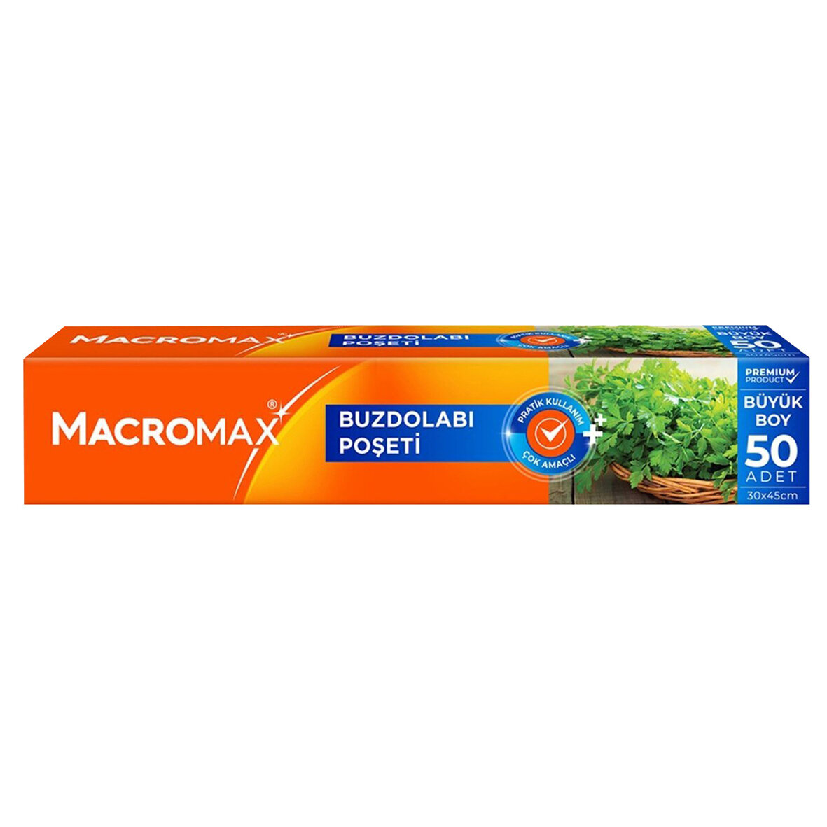 Macromax Buzdolabı Poşeti Büyük Boy - 50 Li Paket