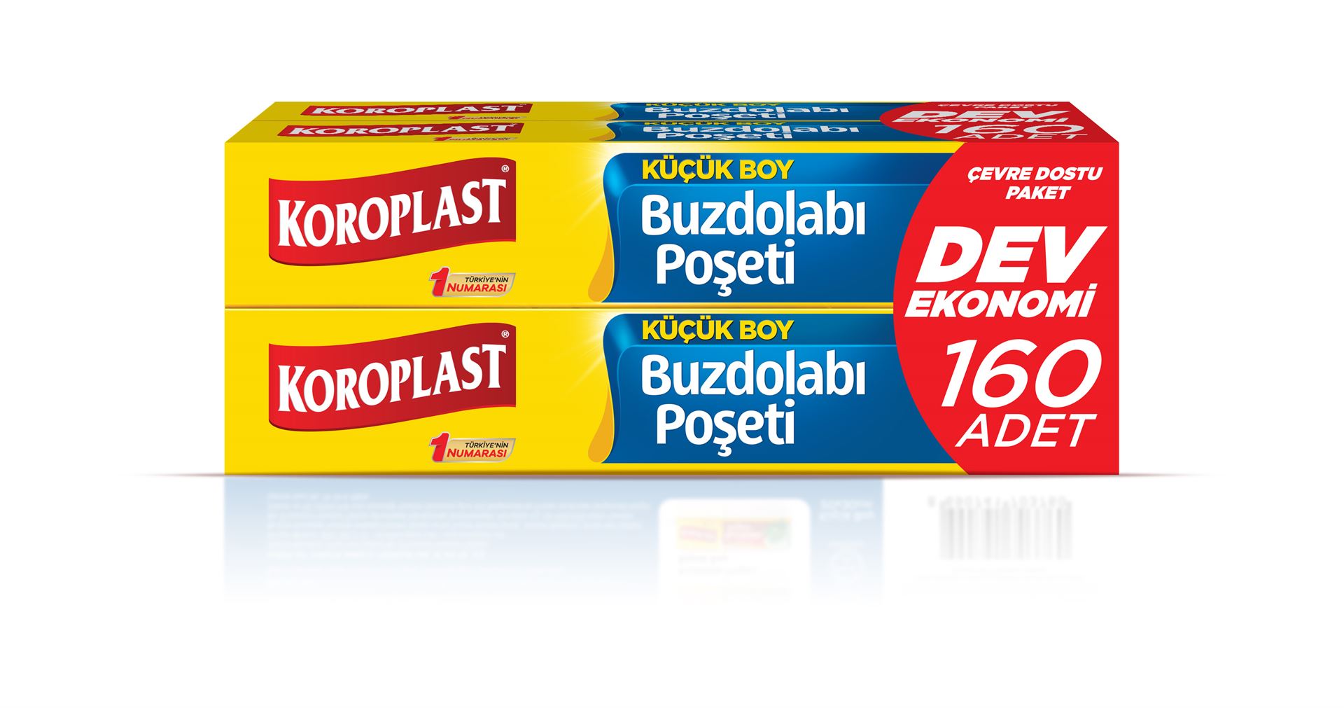 Koroplast Dev Eko Buzdolabı Poşeti(3+1)Küçük 160Lı