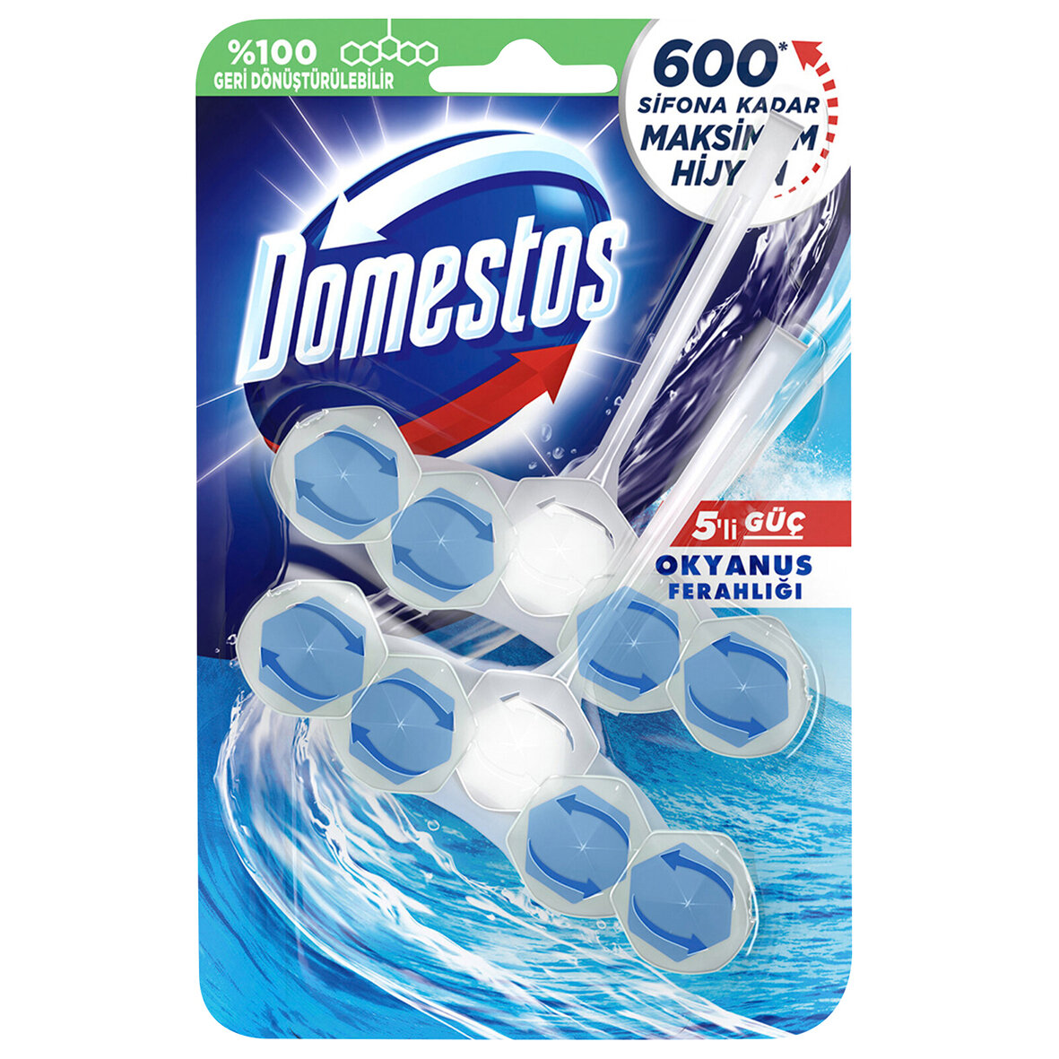 Domestos Wc Blok Okyanus Ferahlığı  2X50 G
