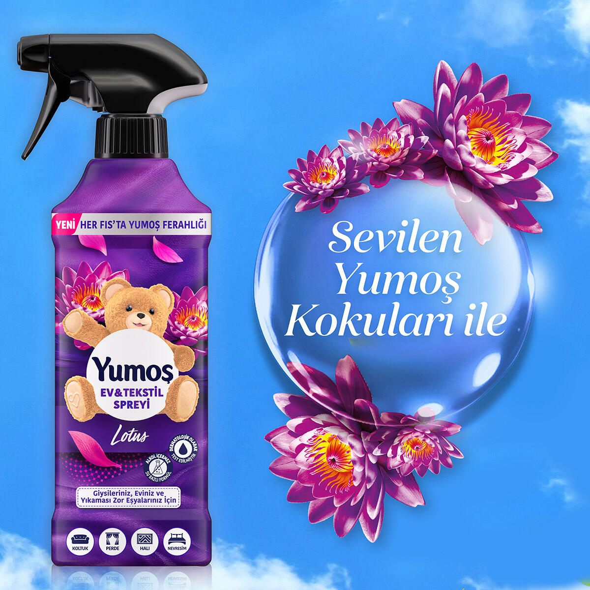 Yumoş Sprey Lotus 450 Ml