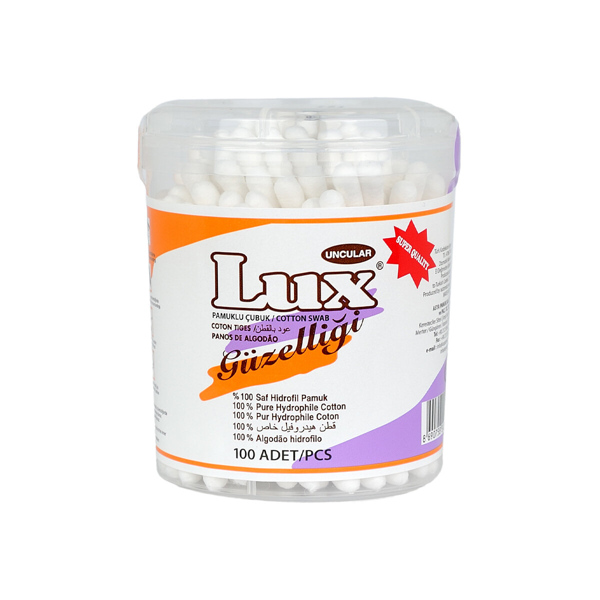 Lüx Pamuklu Çub.100'Lük