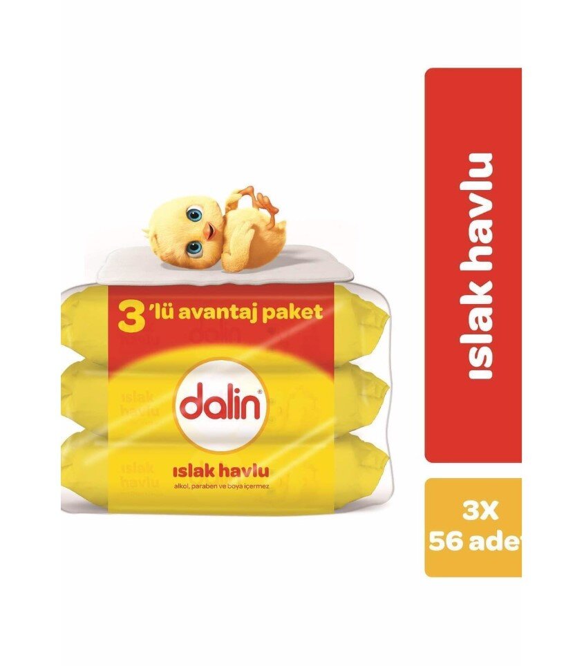 Dalin Islak Havlu 3X56lı