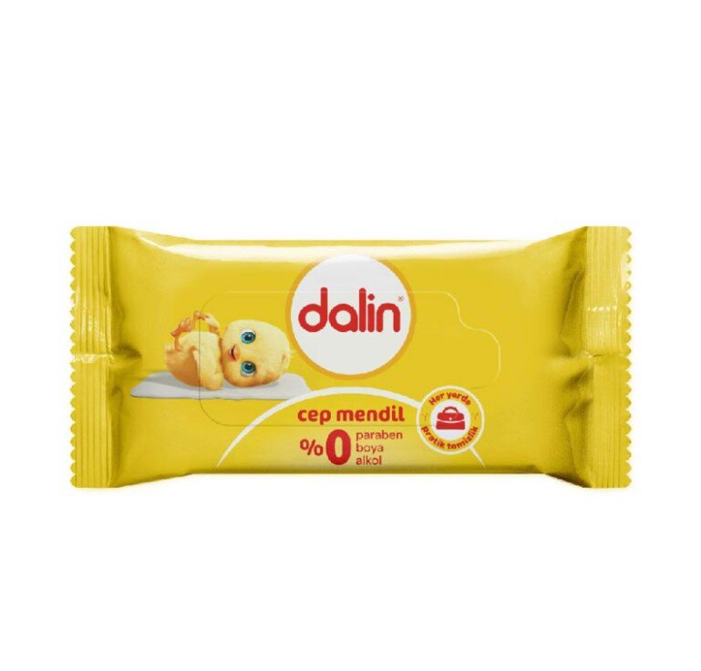 Dalin Islak Cep Mendili 3X15li