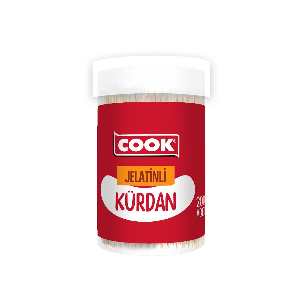 Cook Bambu Kürdan Jelatinli 200Lü (Tg)