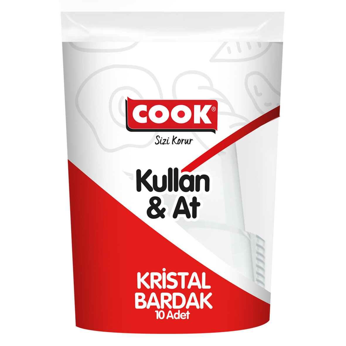 Cook Kristal Bardak 180 Cc 10Lu