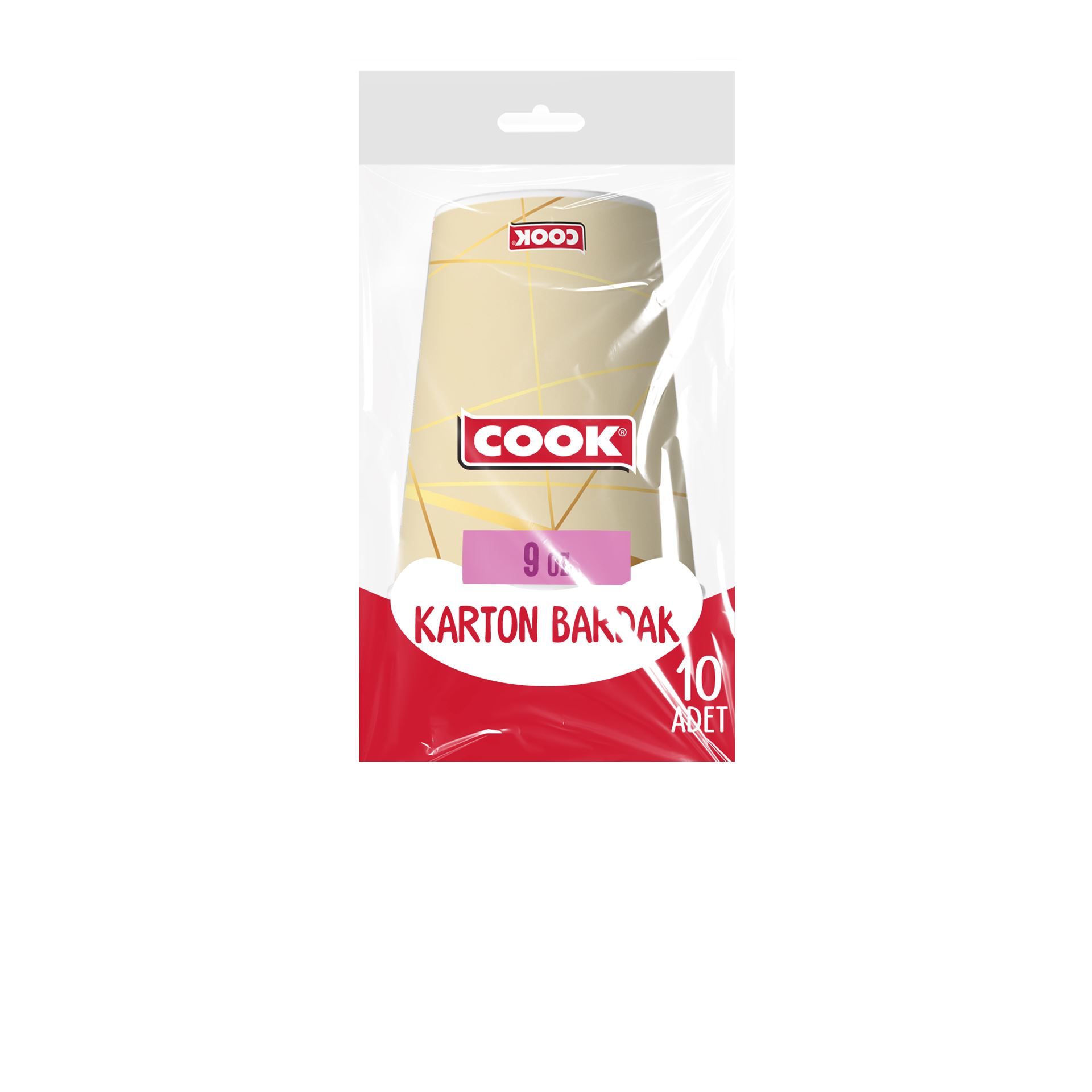 Cook Kağıt Bardak 9 Oz 10Lu (Tg)