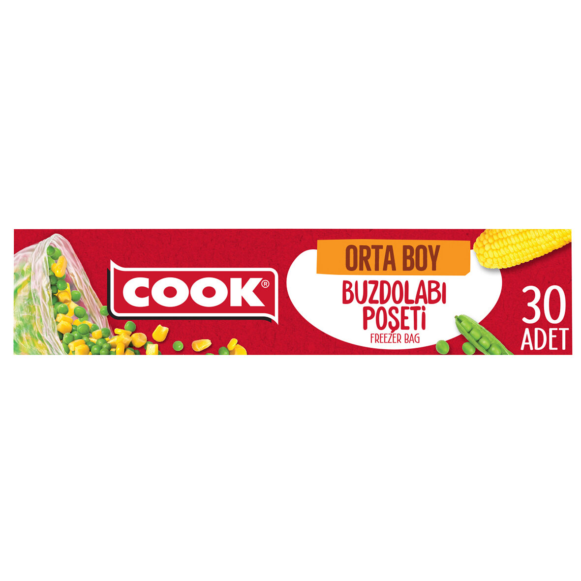 Cook Buzdolabı Poşeti Orta 30'Lu