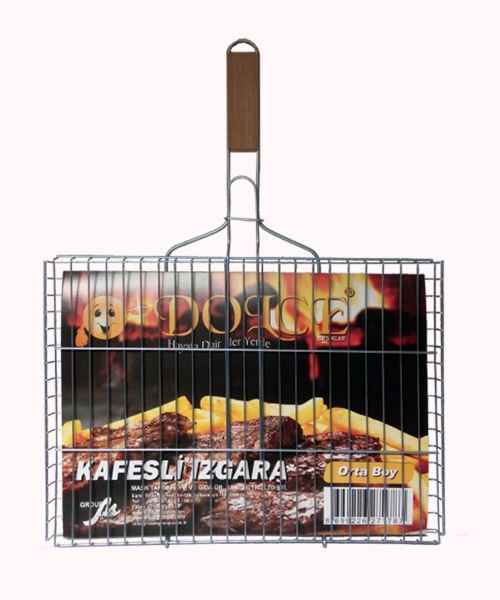 Dolce Ağaç Saplı Kafesli Izgara Orta