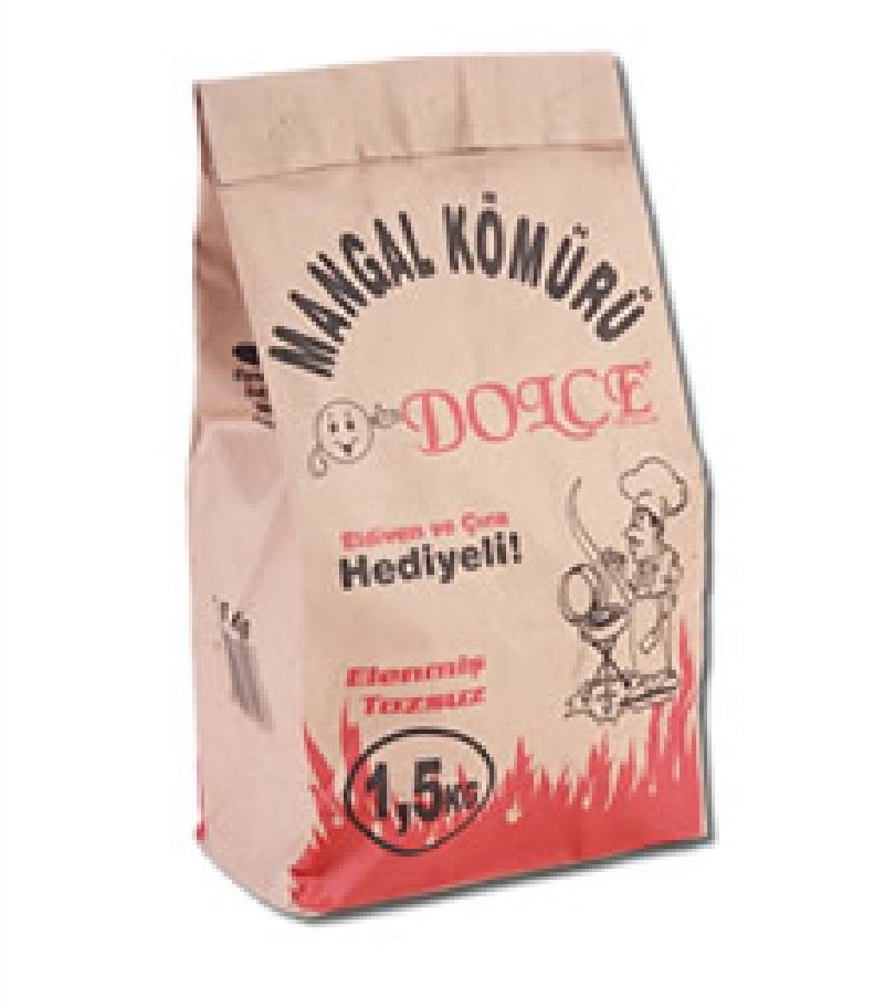 Dolce Kağıt Ambalaj Mangal Kömürü 1.5 Kg