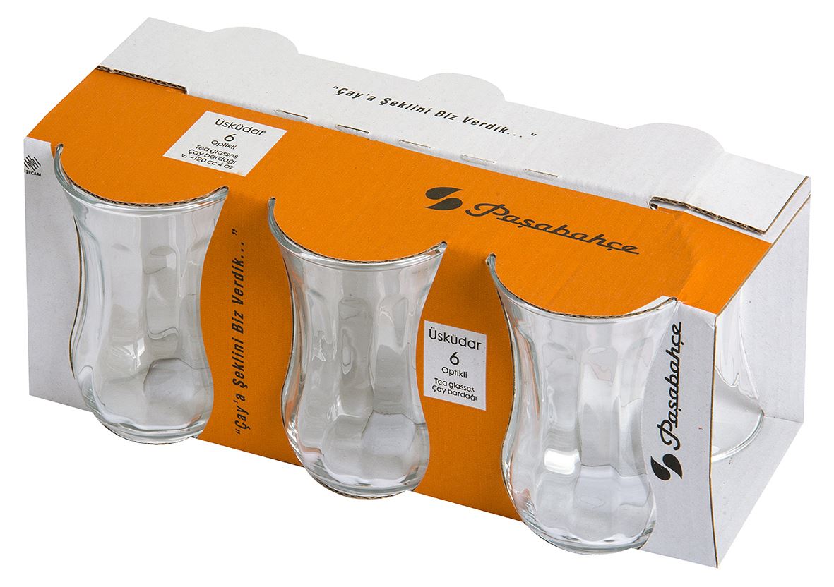 P.Bahçe (42021) 6'Lı Optikli Çay Bardak