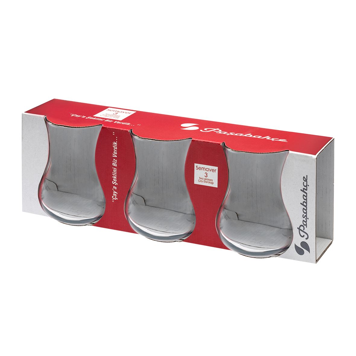 Paşabahçe Semaver Çay Bardağı 3Lü 285Cc (42801)