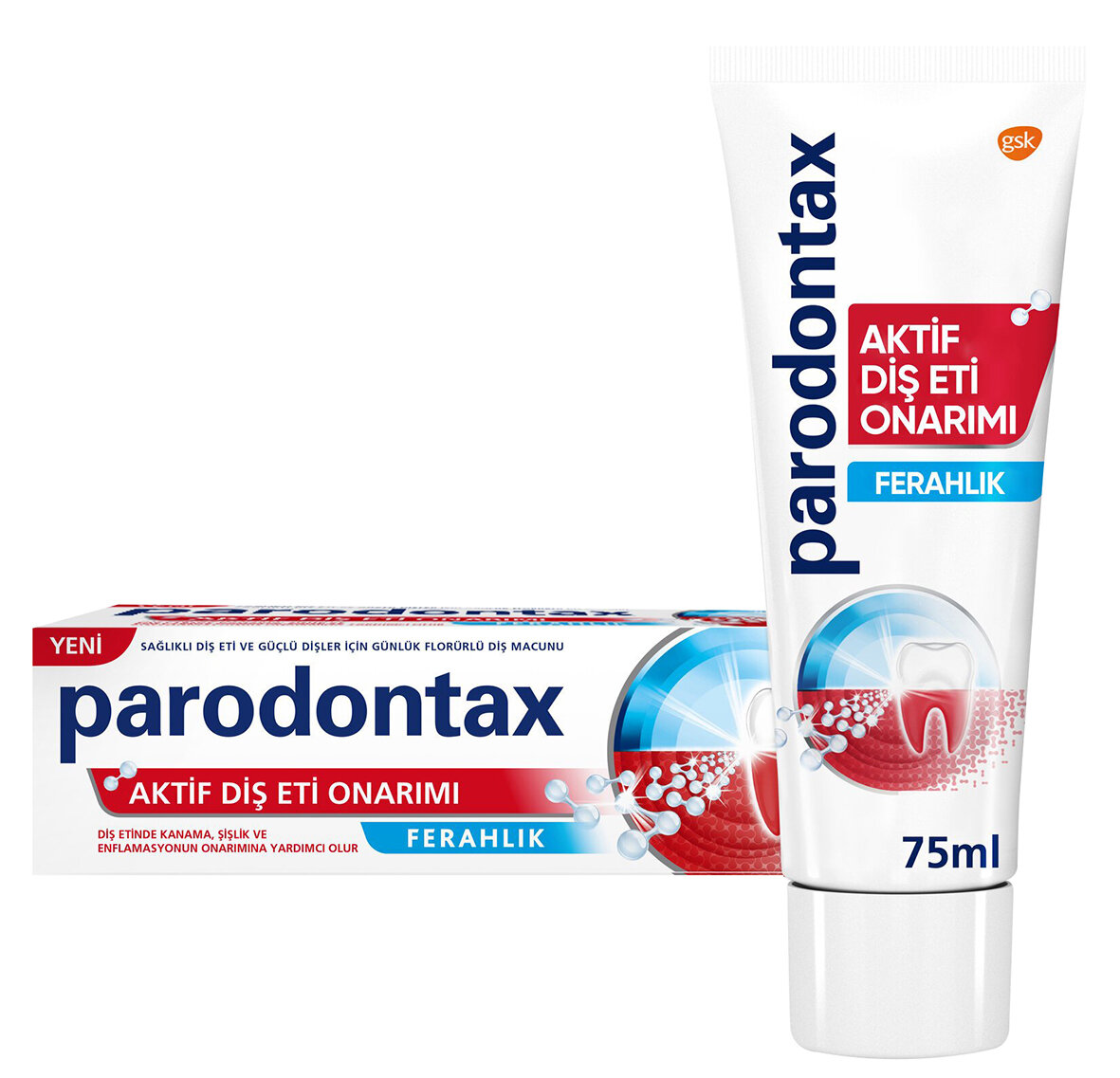 Parodontax Aktif Diş Eti Onarımı Ferahlık 75Ml